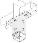 Tyco Kreuzverbindungswinkel P2346, 137 x 98 x 6 mm, feuerverz., zu Schiene 41mm