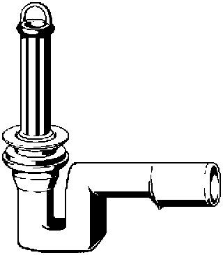 Viega Ablaufgarnitur 6933.89, 103408, m. waagerechtem Abgang, verchromt