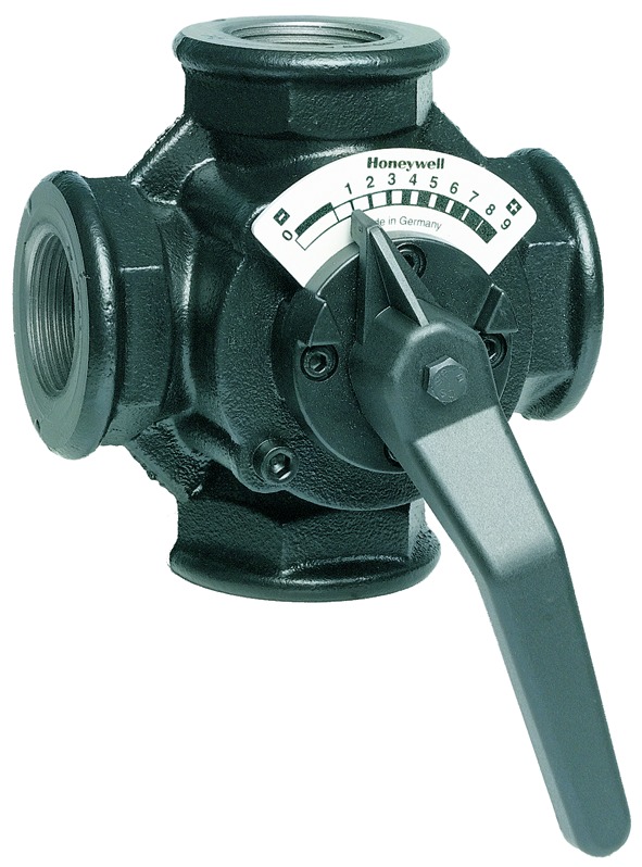 Honeywell 4WegeMuffenmischer CentraZR, PN 6, GG 20, grau Mischer und Stellmotoren Honeywell 4WegeMuffenmischer CentraZR, PN 6, GG 20, grau Mischer und Stellmotoren