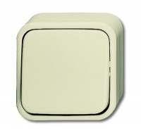BJ Wechselschalter, aP trocken Duro 2000, 2601/6 AP, weiss BJ Wechselschalter, aP trocken Duro 2000, 2601/6 AP, weiss