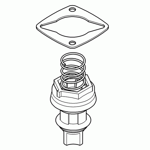 Grohe Kolben 43450 komplett für Urinal-Spüler