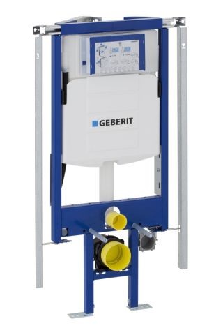 Geberit Duofix Wand-WC 112 cm mit UP-Spülkasten UP320, Eckelement