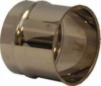 Abgasrohr-Wandfutter aus Edelstahl, einfach Abgasrohr-Wandfutter aus Edelstahl, einfach