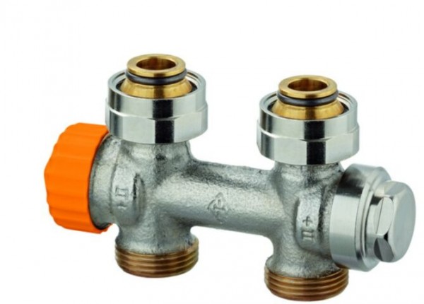 Heimeier Multilux Eclipse, Zweirohrbetrieb, Durchgang, f. HK m. 3/4" AG