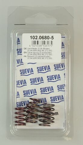 Suevia Ventilfeder, Nr. 102.0680-5 (Multipack, 5 Stck.) zu Mod. 12P/25R/94/95R/95S/96/209/350/370/55