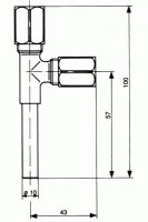 Grohe WAS-T-Abzweigstück 41007 DN10 für Eckventile chrom Grohe WAS-T-Abzweigstück 41007 DN10 für Eckventile chrom