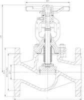 ARI Flanschen-Absperrventil FABA-Plus 12046, PN16, EN-JL1040