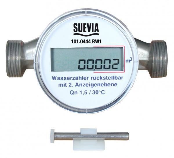 Suevia Wasserzähler rückstellbar RW1, Nr. 101.0444