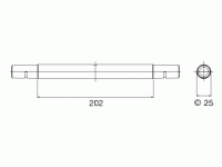 Keuco Verbindungsrohr Plan 14932, verchromt Keuco Verbindungsrohr Plan 14932, verchromt
