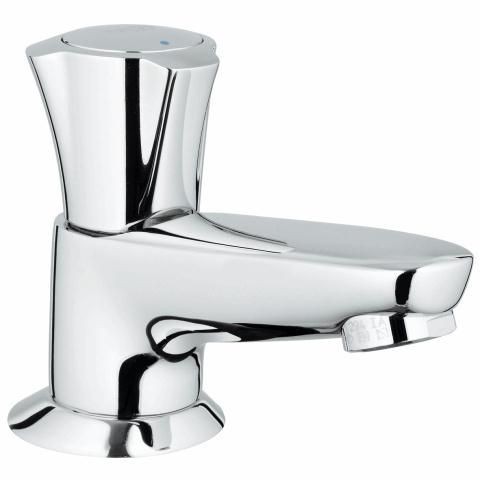 Grohe Standventil Costa 20404 DN15 Markierung blau Gussauslauf chrom