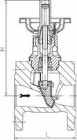 ARI Flanschen-Absperrventil EURO-WEDI 12070, PN16, FTF-14, EN-JL1040, EPDM-Kegel