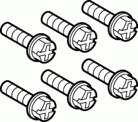Geberit Befestigungsmaterial Taptiteschrauben Set bestehend aus 6 St. M 6x16 Geberit Befestigungsmaterial Taptiteschrauben Set bestehend aus 6 St. M 6x16