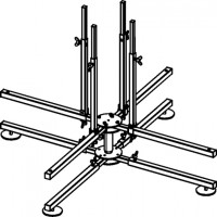 TECE Verlegehaspel, faltbar für TECEflex-Rollen bis 600 m TECE Verlegehaspel, faltbar für TECEflex-Rollen bis 600 m