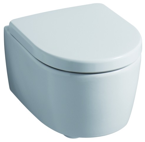 Keramag Tiefspül-WC iCon xs, kurz, 6l, wandh. 490mm Ausladung, KeraTect