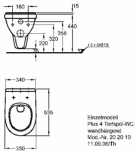 Keramag Tiefspül-WC Plus 4 202010