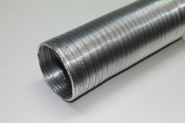Alu-Flexrohr, zweilagig, ausziehbar auf ca. 5 m