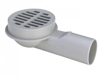 Viega Balkonablauf, Mod. 4941.5, Kunstst.-Rost 100mm, Abgang seitlich Viega Balkonablauf, Mod. 4941.5, Kunstst.-Rost 100mm, Abgang seitlich