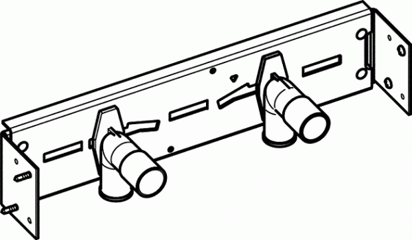 Grohe Armaturenhalterung Rapid SL 37998 für AP o. Durchlauferhitzer Ständerwand