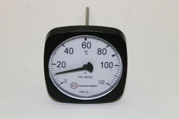Ebro Thermometer für therm Absperrklappen, 0 - 120°C