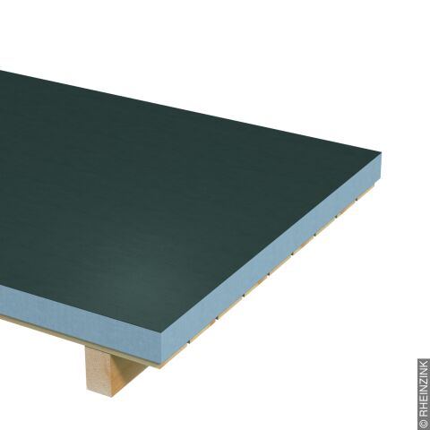 RZ Zink-Blech GRANUM basalte, foliert, Stärke: 0.70 mm, Tafel 3000 x 1000 mm (15,12 kg/Tafel ...