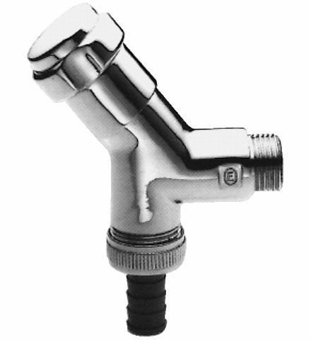 Grohe WAS-Anschlussv. Schrägsitzausf. 41010 Design-Gr. DN15 m. RV chrom