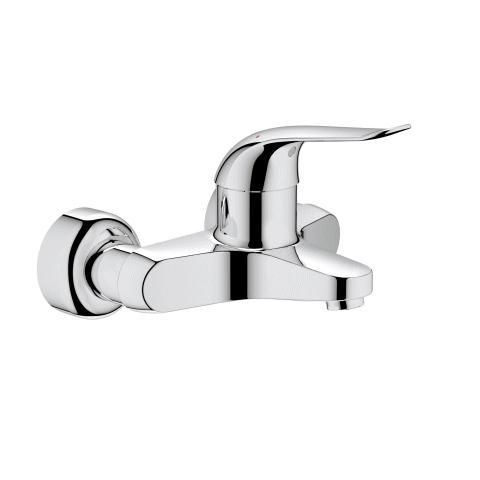 Grohe Einhand-Waschtisch-batterie Euroeco Special 32776 Wandm. Gussauslauf Ausladung 156mm chrom