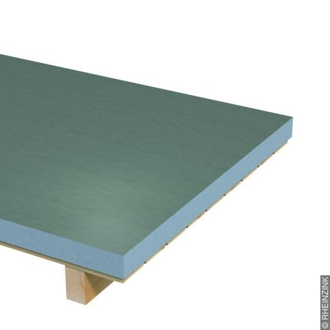 RZ Zink-Blech prePatina schiefergrau, foliert, Stärke: 0.70 mm, Tafel 3000 x 1000 mm (15,12 kg/Tafel