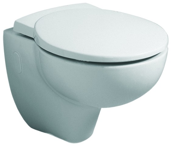 Keramag WC-Sitz Joly 571010 weiß(alpin), mit Deckel, DIN 19516, Scharniere Metall