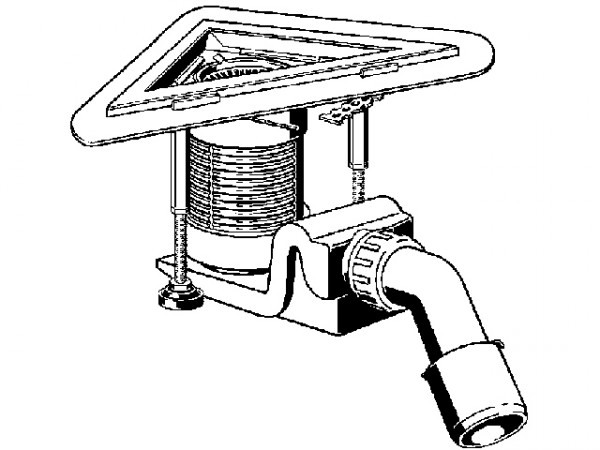 Viega Grundkoerper Advantix 4972.83, DN 40/50, 627003, gerade, Rahmen glaenz., Edelst.