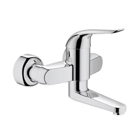 Grohe Einhand-Waschtisch-batterie Euroeco Special 32767 Wandmontage S-Anschlüsse chrom