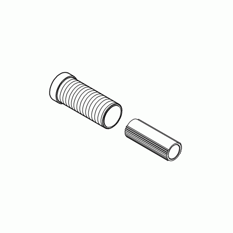 Grohe Spindelverlängerung 45988 chrom