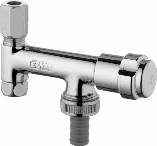 Grohe WAS-Ventil Eckfix 41033 Design-Gr. DN10 mit RV u. Rohrbelüfter chrom