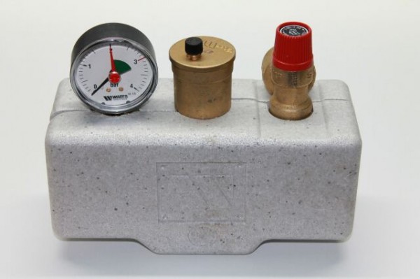 Kessel-Sicherheitsgruppe DN 25 (1&quot;) m. Isolierung (bis 100kW)