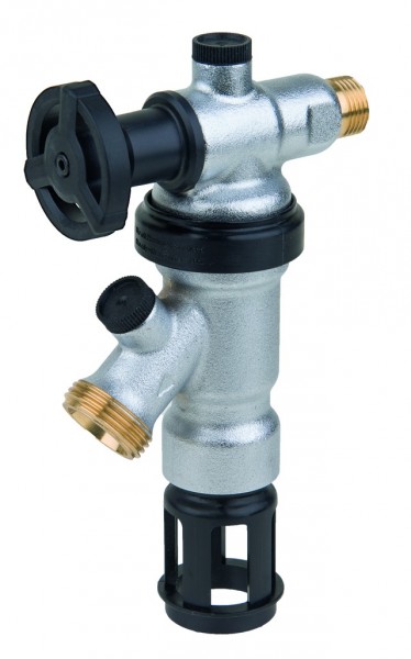 Honeywell Systemtrenner BA295D, drehbar, m. Absperreinrichtung, R 1/2" verchr.