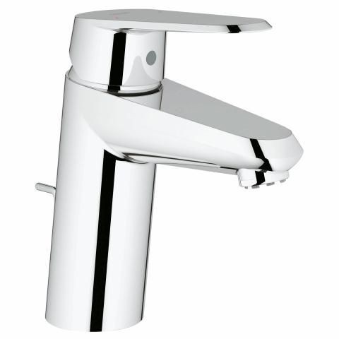 Grohe Einhand-Waschtisch-Batterie Eurodisc C 33177 Niederdruck Zugstangen-Abl.-grt. Chrom