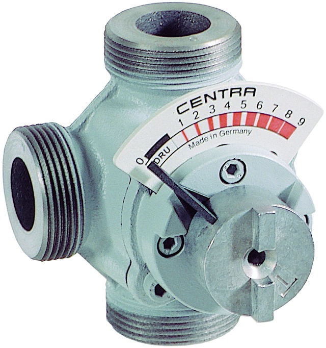 Honeywell 3-Wege-Universalmischer Centra-DRU, PN 10, GG 20, grau