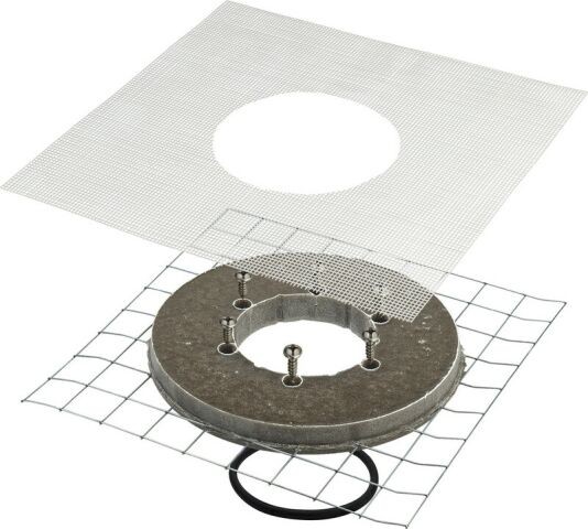 Viega Advantix Abdichtungsflansch 4954, 288624, aus Polymerbeton