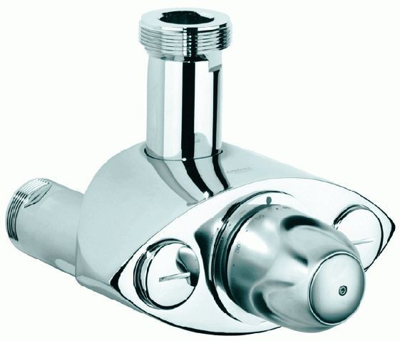 Grohe Thermostat-Batterie Grohtherm XL 35087 Wandmontage DN32 chrom