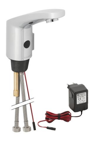 Geberit HyTronic185 WT-Armatur (IR/Netz) mit Mischhebel