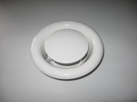 Tellerventil aus Metall verz., Abluft Tellerventil aus Metall verz., Abluft