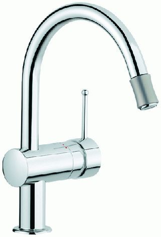 GROHE Einhand-SPT-Batterie Minta 32918 DN15 Mousseurauslauf