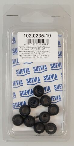 Suevia Ventildichtung, Nr. 102.0235-10 (Multipack, 10 Stck.) zu Mod. 15/17/21/25/326