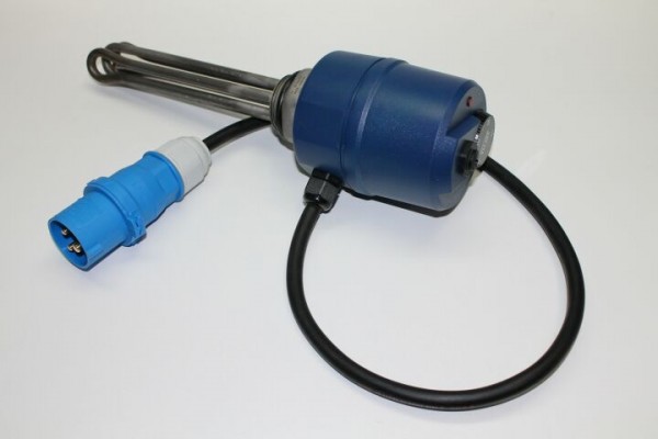 Suevia Einschraubheizkörper 230 V, 3000 W, Kabel m. Stecker (blau), Nr. 102.0845 zu Mod. 303