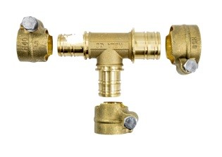 isopex Klemm-T-Stück HELA 110 mm, Heizung - 6 bar, Typ KTH