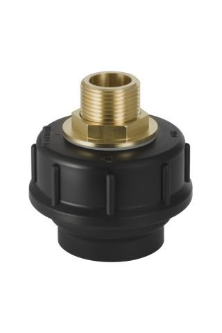 Geberit Verschraubung d 50, G 1 x 22 mm komplett mit Messingnippel