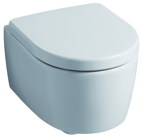 Keramag WC-Sitz iCon, Scharniere: Metall weiß(alpin)