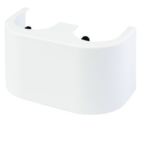 Simplex Designverkleidung Zweirohr-Hahnblock D (Durchgangsform) weiss, F10093