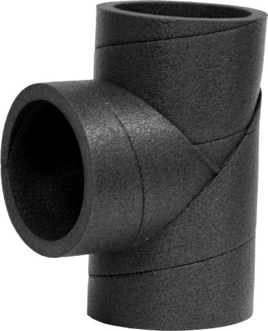 Wolf ISO-Rohr T-Stück DN125, 2576019, ohne Einsteckmuffen