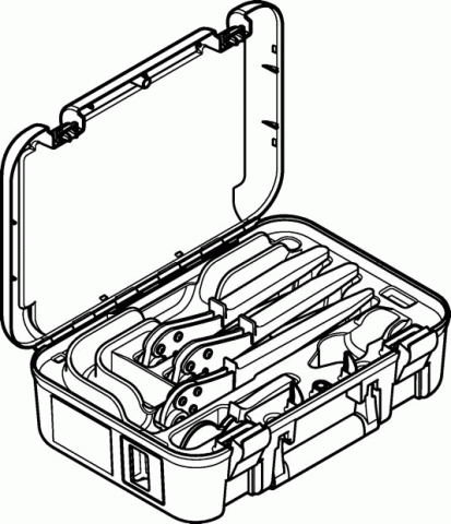 Geberit Mepla Handpresswerkzeug d 16 - 26 komplett im Koffer