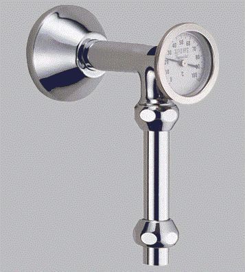 Grohe Abgangsbogen 12440 m.Thermometer m.Quetschverschraubungen 1/2&quot;x3/4&quot; chrom